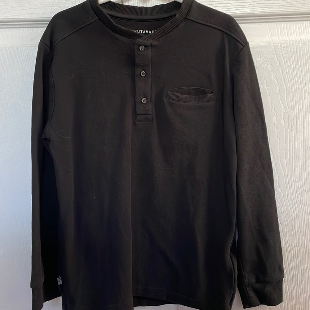 Worn once - Nukutavake (Mayorial) black boys essential shirt.